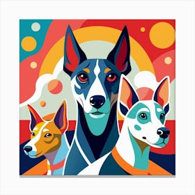 Dogs Art Print Canvas Print