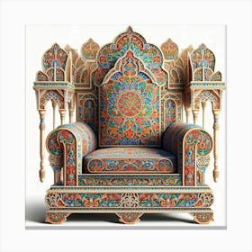 Throne Canvas Print