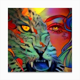 Lioness Canvas Print