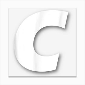 Letter C Canvas Print