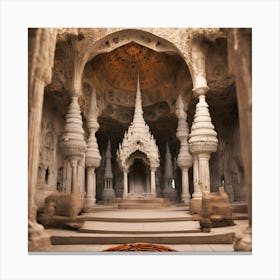 Cave Temple Canvas Print