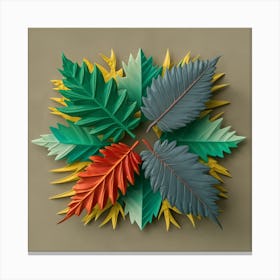 Lively Leafscape Canvas Print