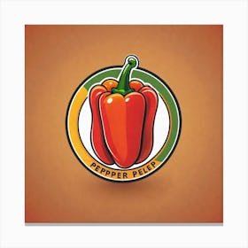 Pepper Reel Logo Canvas Print