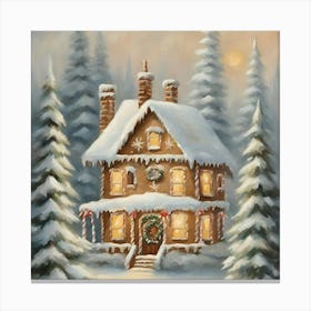 Gingerbread House Canvas Print