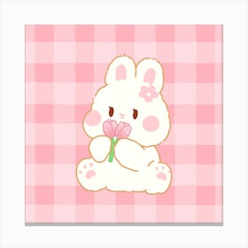 Kawaii Bunny 3 Canvas Print
