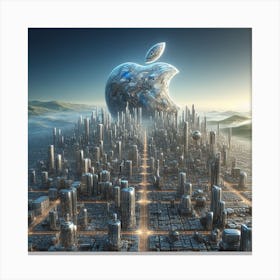 Futuristic Cityscape 132 Canvas Print