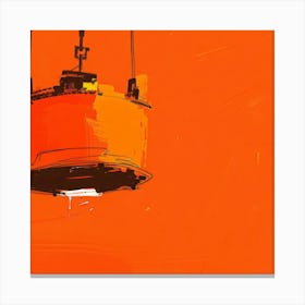 Orange Light Canvas Print