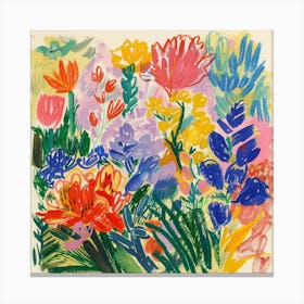 Floral Painting Matisse Style 8 Canvas Print