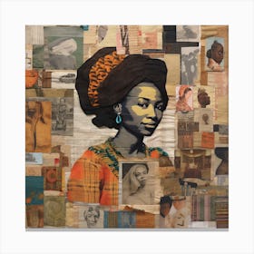 Textile of African American Tradition Canvas Print