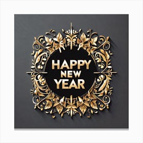 Happy New Year 104 Canvas Print