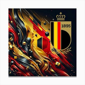 Belgium National Football Team Logo Wall Art 5 Canvas Print