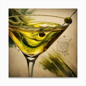 Martini 21 Canvas Print