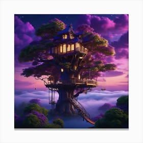 Tree House Canvas Print