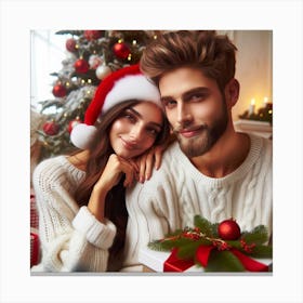 All I want for Christmas is you art Canvas Print