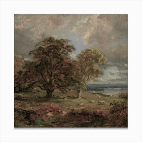 Landscape With Trees 1 Canvas Print