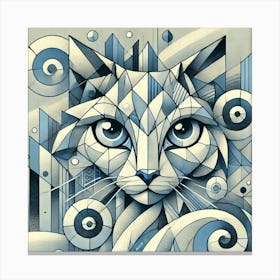 Pawsford City Cat Canvas Print