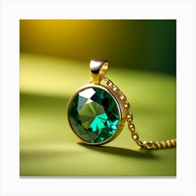 Emerald Necklace Canvas Print