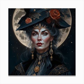 Moon Witch 1 Canvas Print