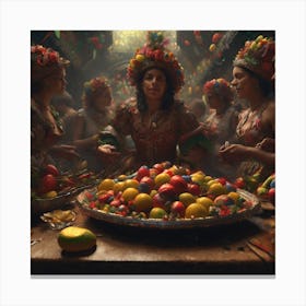 Feast For The Eyes 1 Canvas Print