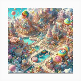 Candy City Canvas Print