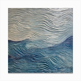 Op art, Ocean Waves Canvas Print