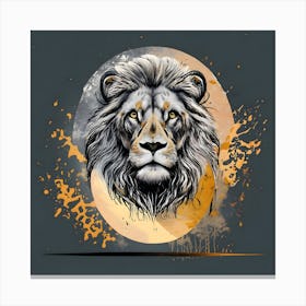 Lion Head Canvas Print