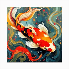 Koi Fish 74 Canvas Print