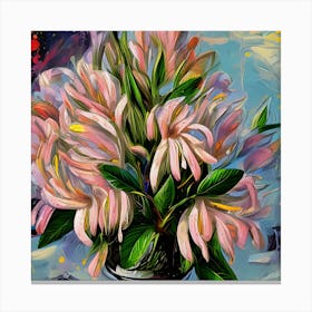 Alstroemeria Flowers 32 Canvas Print