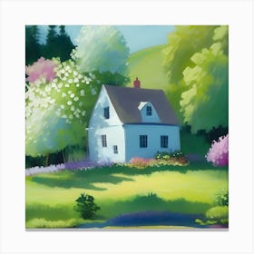 House In The Countryside 4 Canvas Print