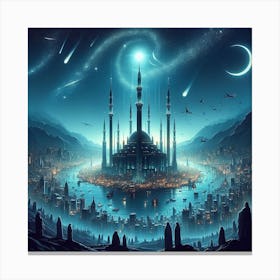 City Of The Stars Canvas Print