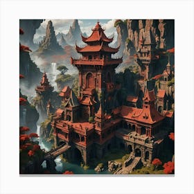 Ciudad De Mongoles Canvas Print