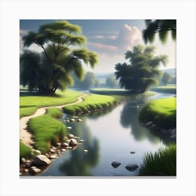 Landscape Painting 162 Canvas Print