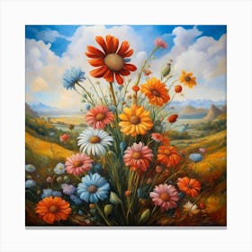 Daisies Canvas Print