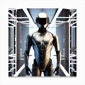 Futuristic Robot 55 Canvas Print