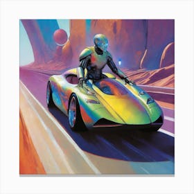 Futuristic Car 24 Canvas Print