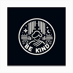Be Kind Logo Canvas Print
