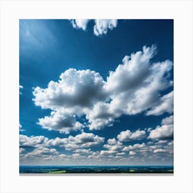 Cloudy Sky 4 Canvas Print