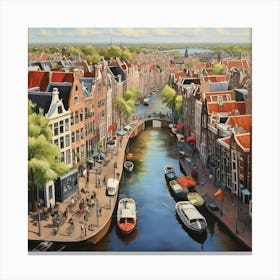 Amsterdam Canal 15 Canvas Print