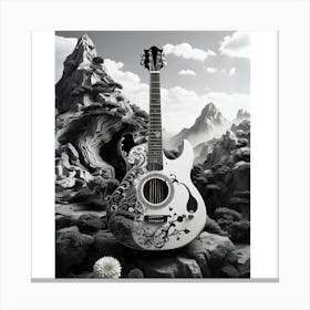 Yin and Yang in Guitar Harmony 25 Canvas Print