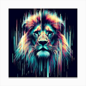 Creative Wild Animal Representation 7 Canvas Print