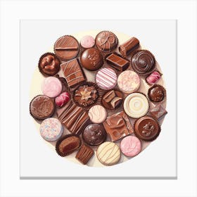 Chocolates Canvas Print