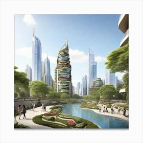 Urban Oasis Canvas Print