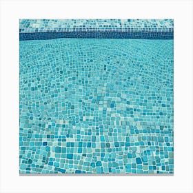 Swimming Art Print (18) Canvas Print