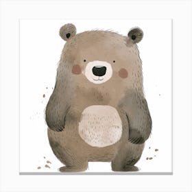 Bear Print Canvas Print