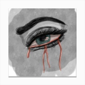 Eye_Blood Canvas Print