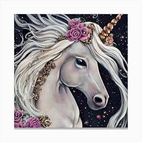 Celestial Unicorn 1 Canvas Print
