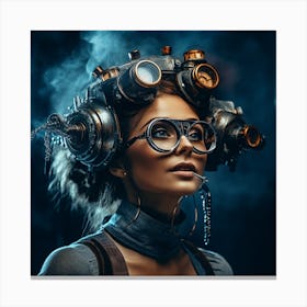 Steampunk Woman 3 Canvas Print