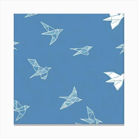 Origami Birds 15 Canvas Print