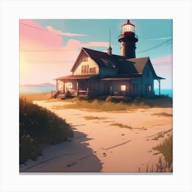 Lighthouse 2 Canvas Print