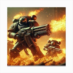 Flamecasters Incendiary Cannons Canvas Print